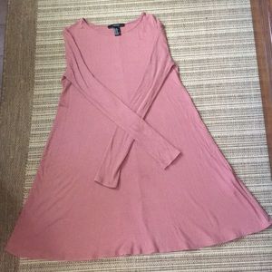 Long Sleeve Salmon Pink dress